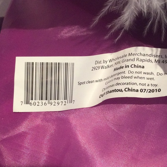 Purple Peppermint Christmas Tree Skirt - Picture 11 of 11